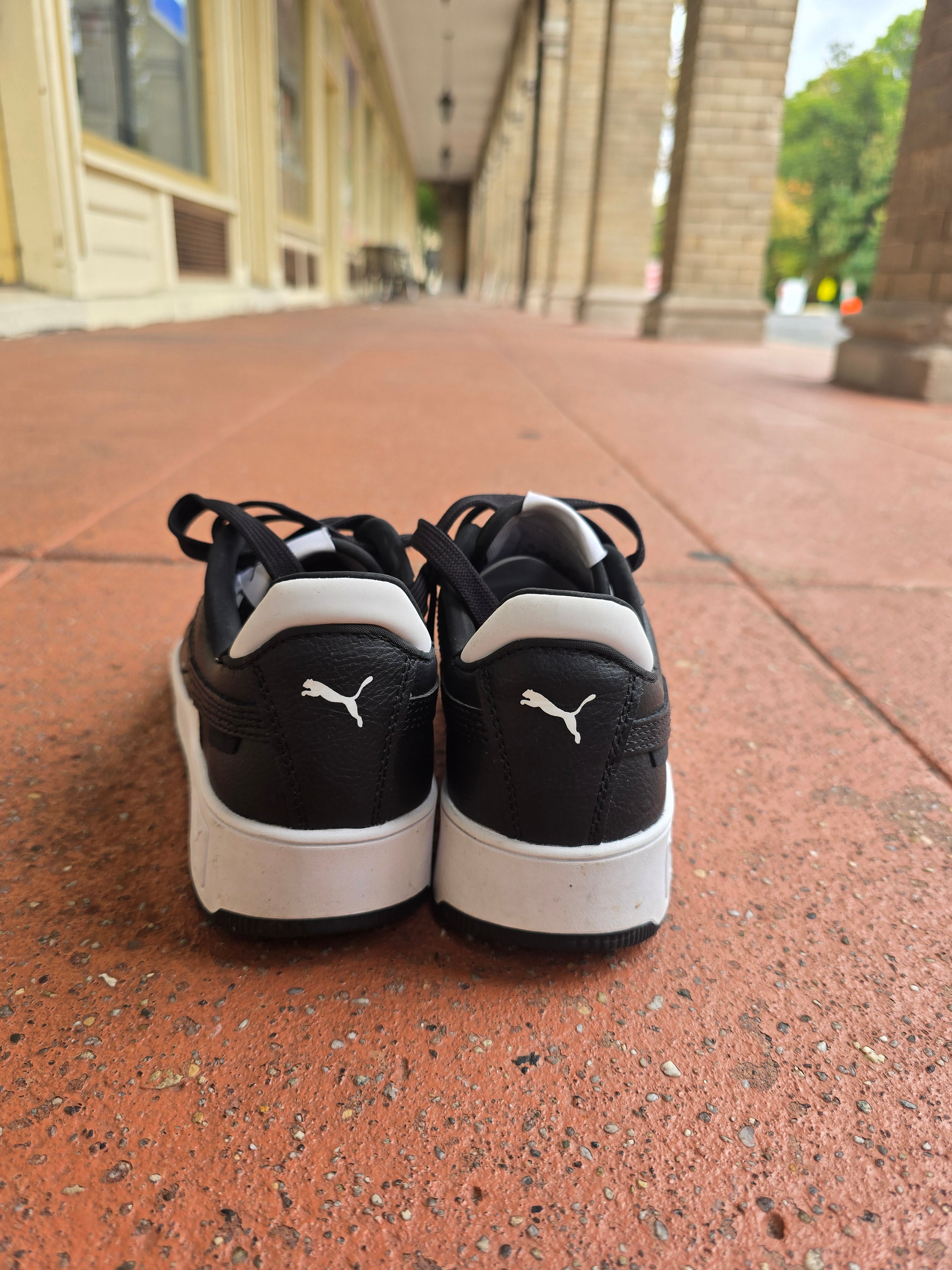 PUMA Caven Sneaker, White Black Black